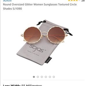 NWT Round oversized women’s Sojo sunglasses